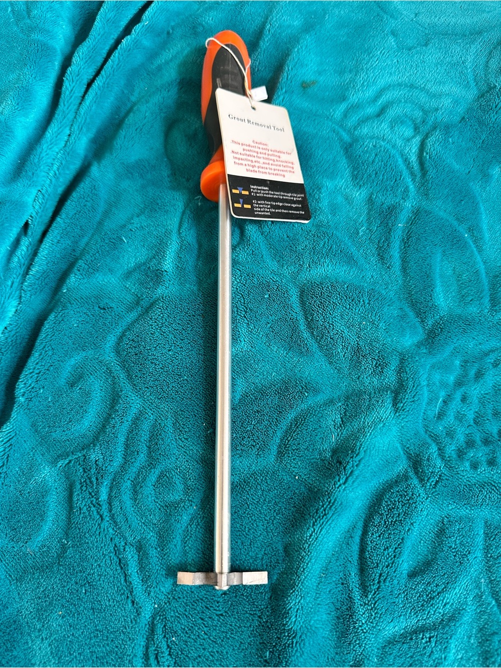 Orange-Handled Grout Removal Tool - Home Accents